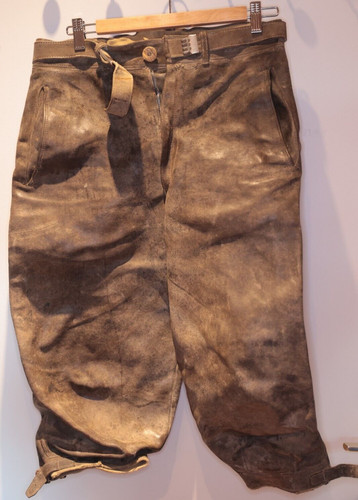 Alte schwere herren - alte, lederhose